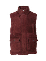 ゴートスエードダウンベスト