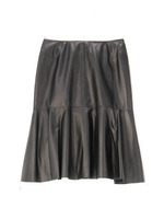 ラムレザーフレアスカート