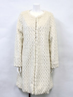 【トリンドル玲奈さんニュースペーパー着用】フェイクファーコート