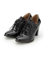 エナメルレースアップブーティ