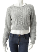 【ECURY】ケーブル編みニット