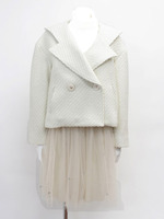 フード付きショートコート