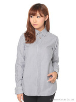 リボンチャームオックスシャツ