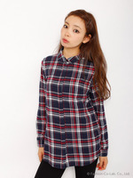 Wシャツワンピース