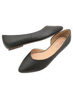 セパレートバイカラーフラットシューズ