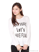 ロゴメッセージプリントカットソー