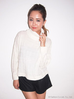 square knit loose TOPS