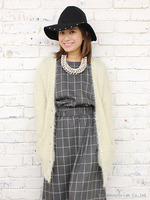 【mystic】フェザーヤーンVカーディガン