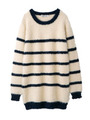 STRIPE KNITTED DRESS