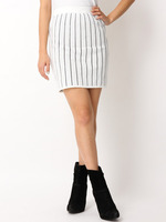 ストライプニットSK