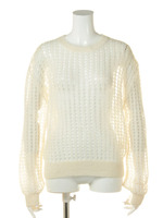 【DOUBLE STANDARD】8Gメッシュキッドモヘアニット