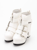 レイヤードショートブーツ