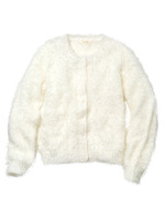 PJ/フェザーヤーンニットカーデ