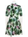 Tropical Cruise Highneck Dress