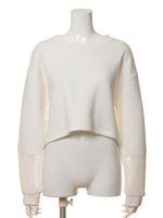 [Salon de Balcony]裏毛クロップドトップス