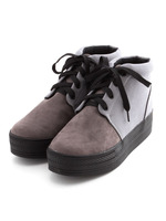 厚底ハイカットシューズ