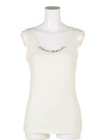 T／Rベア天竺　ビジュー付タンク