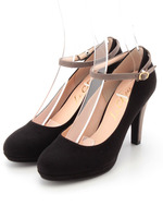 【LeChione】アンクルストラップストームパンプス