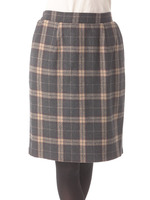 チェック柄ペンシルSK