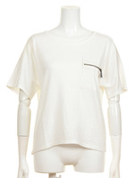 [L.B DAILY STOCK]ファスナーポケット付きTシャツ