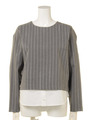 【CHIC】ストライプシャツレイヤードTOPS