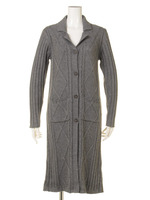 ロングニットカーデ