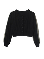 tulle　knit　cardigan