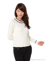 配色リブビジュー付P／O