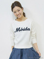 アンゴラ混MERIDAステッチプルオーバー
