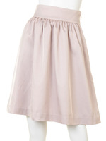 サテンツイルギャザーフレアSK