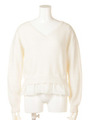 シフォンドッキングKnit　TOP