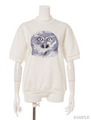 OWL MOCK NECK TEE