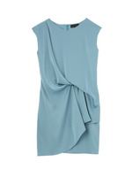 [L]タックドレープフリルワンピース