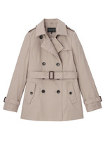 シャンブレートレンチコート