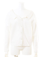 後ろリボンブラウス