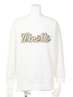 【カタログ掲載商品】裏毛サガラ刺繍ロゴボートネックプルオーバー