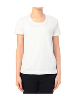 かすれプリントクルーネックTシャツ