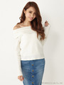 【スペシャルプライス】オフショルウォームカットTOP