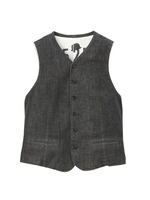 ライトデニム ストレッチ ベスト