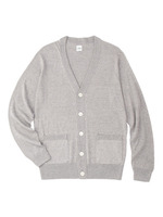 シルク/コットン/ビスコースカラーカーディガン