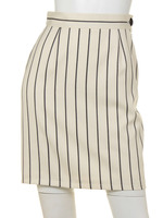 ストライプ柄タイトスカート