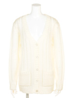 透かし編みカーディガン