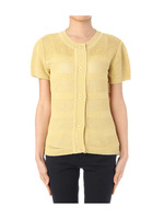 カラー半袖カーディガン