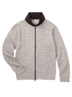 コットンリネンスタンドカラーパーカー