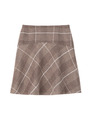 [L]シャギーチェックスカート