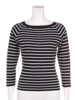 【mystic】ボーダーリブプルオーバー