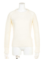 メッシュラグランニットTOPS