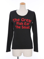 英字ロゴ刺繍ロンT