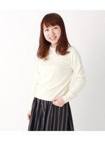 2WAYビジュー衿付きニット