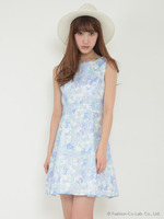 3Dフラワーワンピース